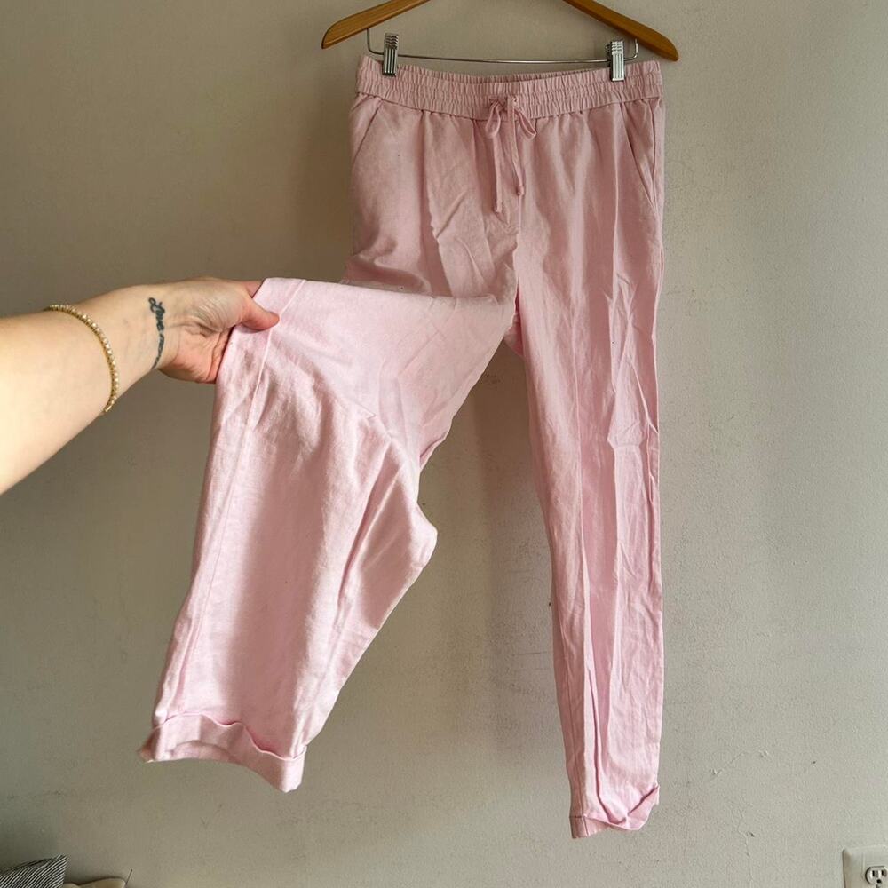 J crew high waisted pink